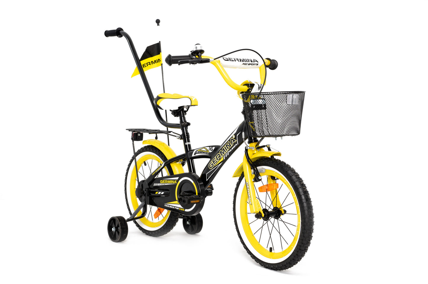 Germina BMX 16 CZARNO-ŻÓŁTY