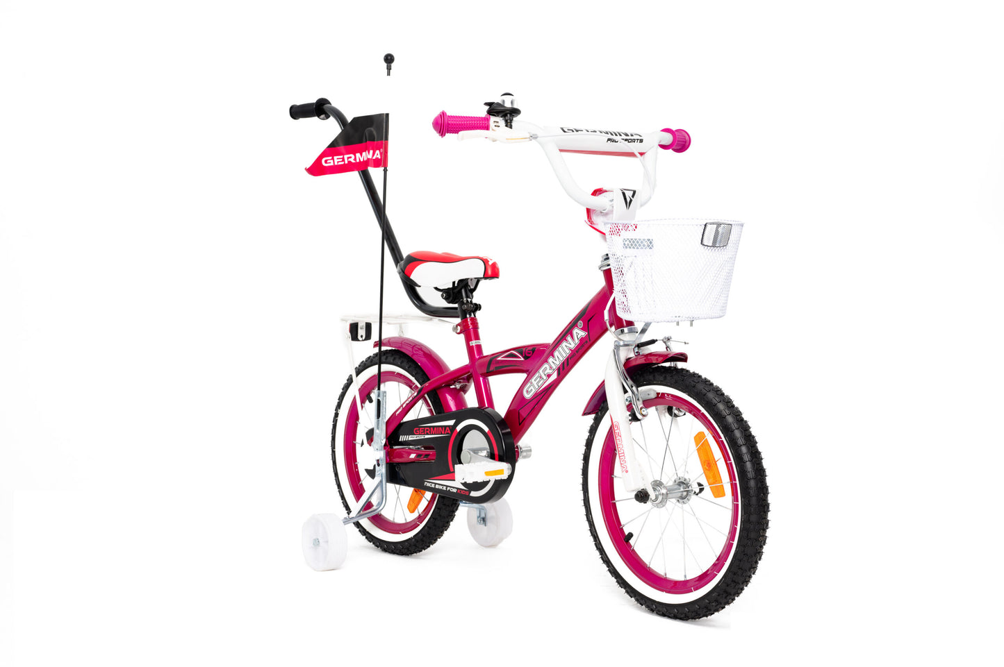 Germina BMX 16 CZERWONO-BIAŁY
